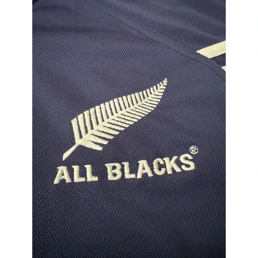New Zealand All Blacks Rugby Union Shirt Jersey Polo Adidas Mens XXL